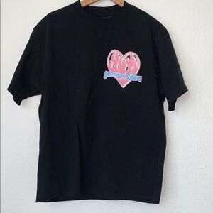 Black Heart Graphic Kids T-Shirt